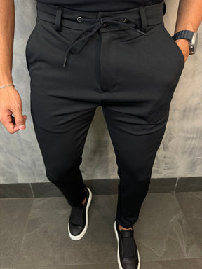 CALÇA SLIM MALHA NEOPRENE STRETCH C/ CADARÇO BAREZY