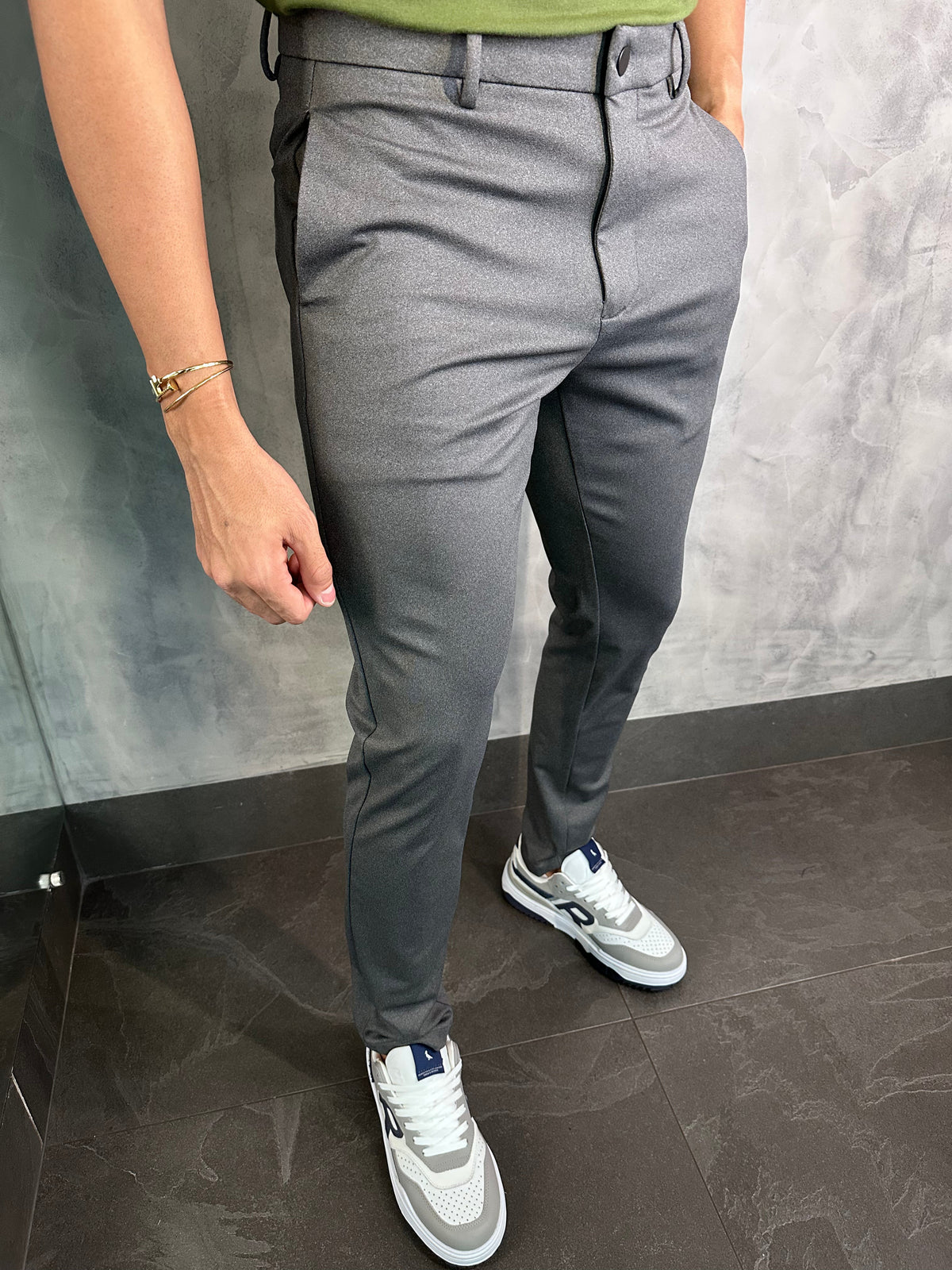 CALÇA ALF. FREEMONT TECH PONTO H CINZA