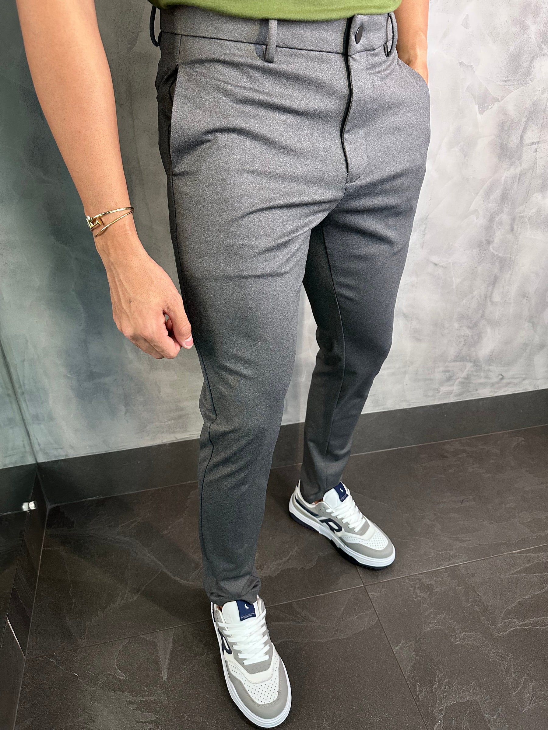 CALÇA ALF. FREEMONT TECH PONTO H CINZA