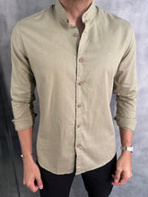 CAMISA GOLA PADRE M/L INDICCATTO VERDE SALVIA