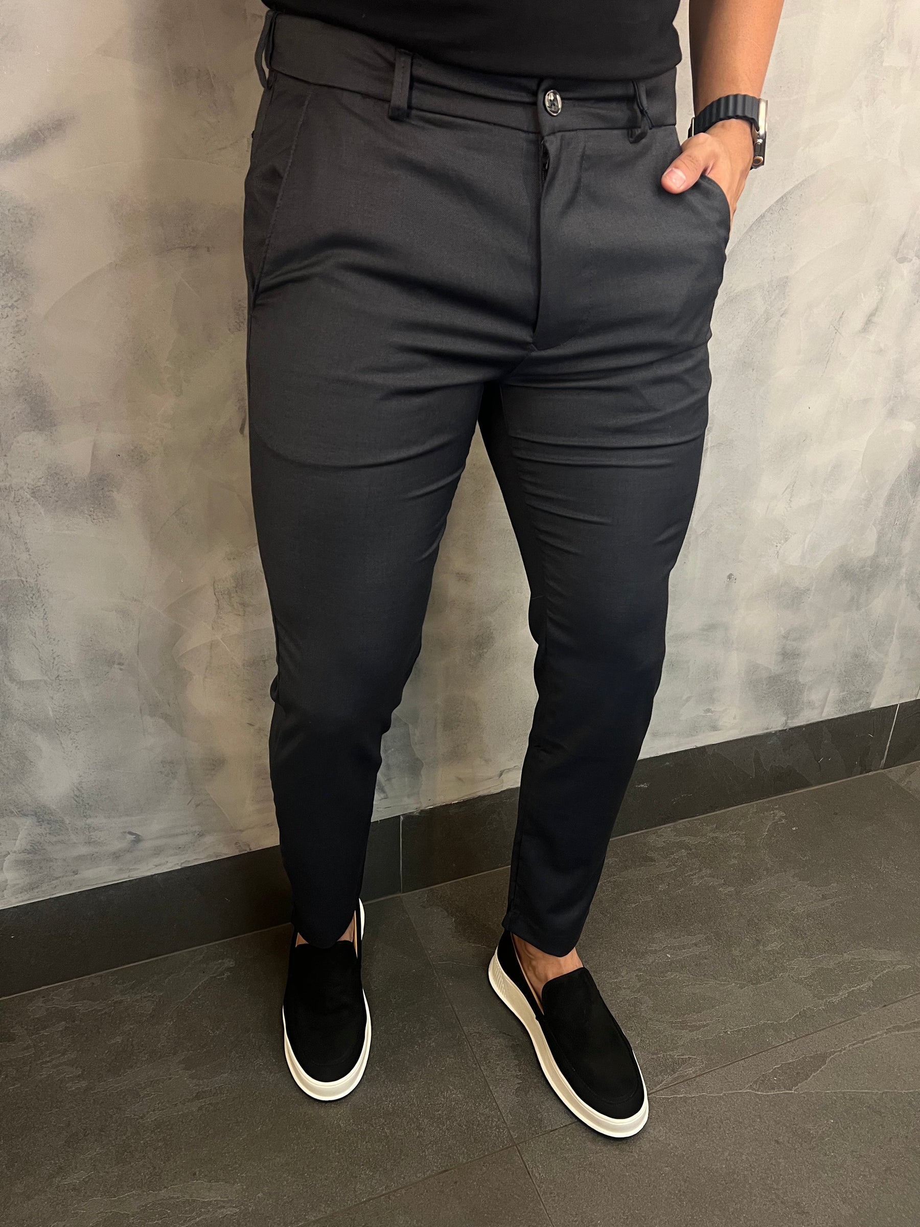 CALÇA ALF SLIM C/ CÓS AJUSTÁVEL BAREZY